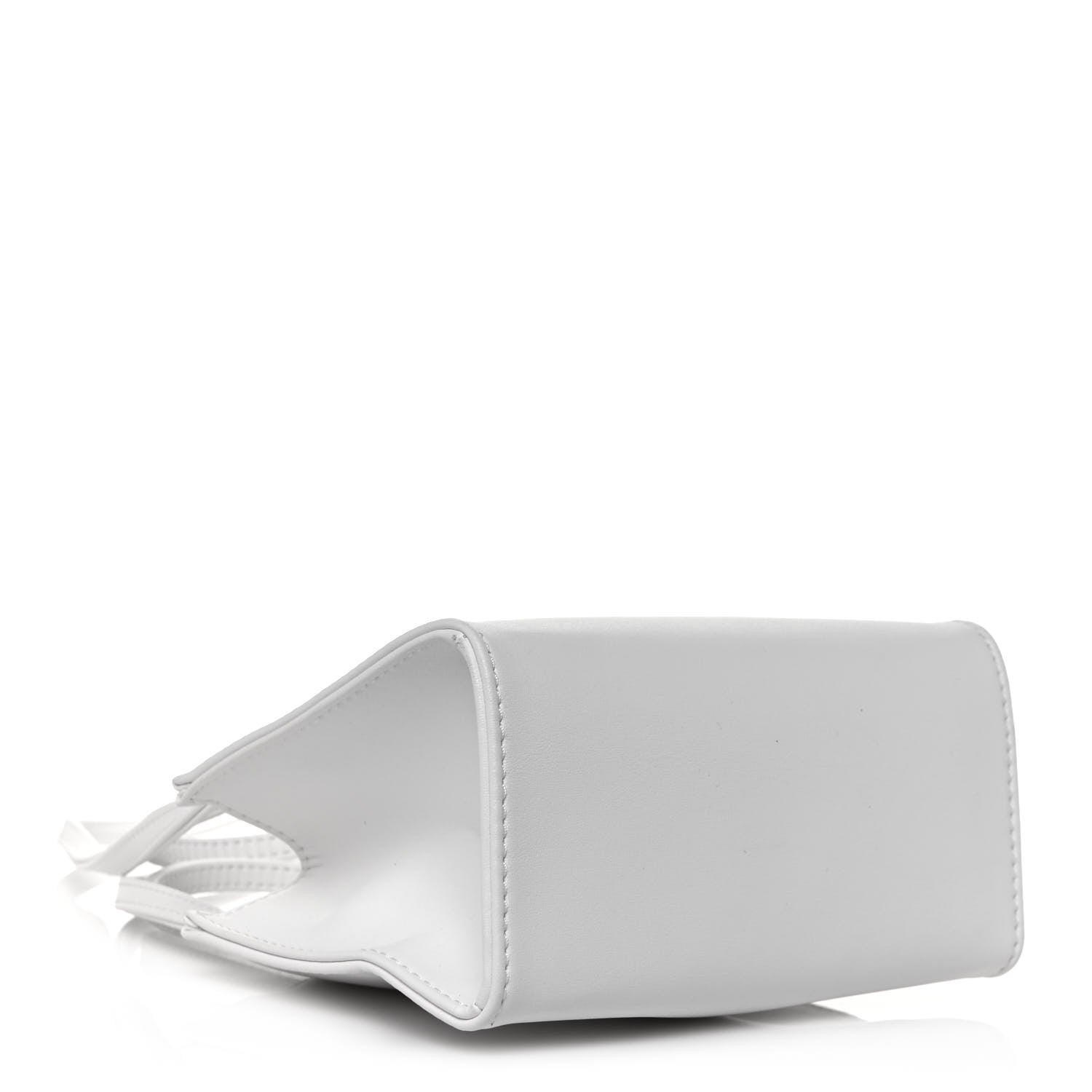 Telfar Vegan Leather Small Shopping Bag White 4 of 11