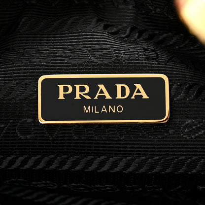 Prada Velvet Nappa Mini Re-Edition Shoulder Bag Black 6 of 12