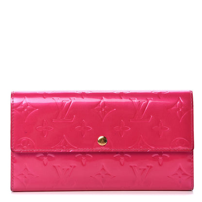 Louis Vuitton Vernis Sarah Wallet Rose Pop 1 of 11