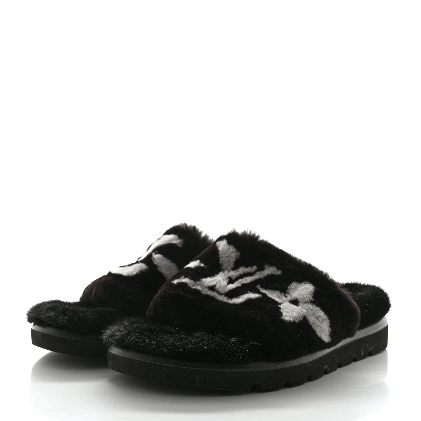 Mink Pool Pillow Comfort Mule 39 Black