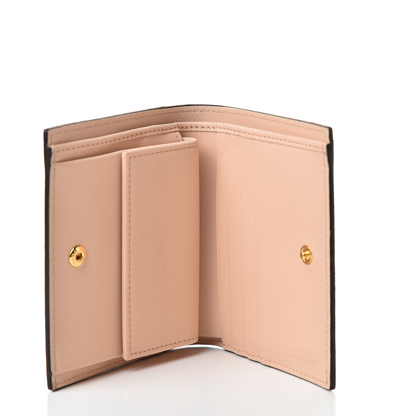 Vitello Cruise F is Fendi Compact Bi-fold Wallet Light Rose