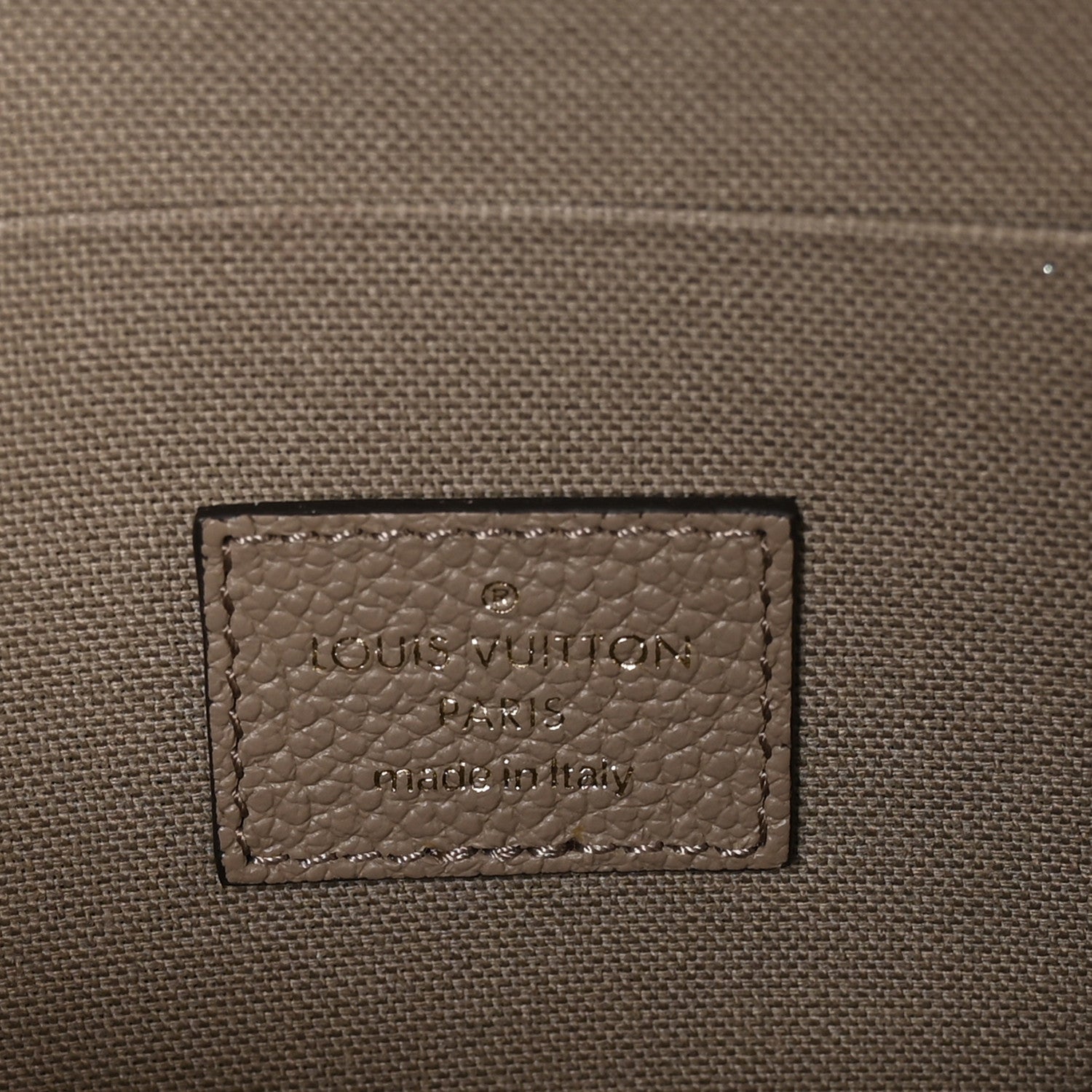 Louis Vuitton Empreinte Monogram Giant Felicie Pochette Tourterelle Creme 7 of 12