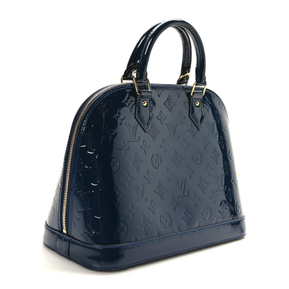 Louis Vuitton Vernis Alma PM Blue Infini 3 of 8