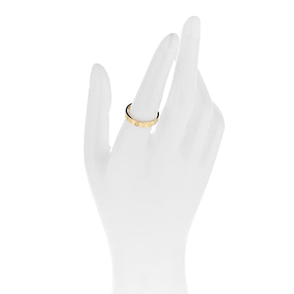 Cartier 18K Yellow Gold 3.5mm LOVE Wedding Band Ring 55 7.25 2 of 4