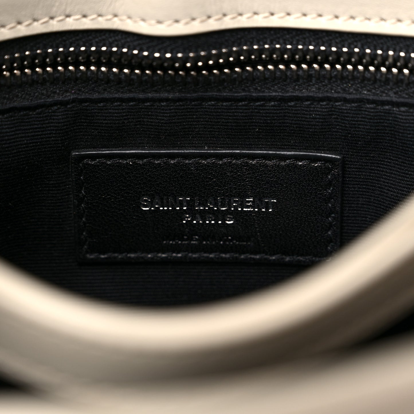 Calfskin Y Quilted Monogram Toy Loulou Crossbody Bag Crema Soft
