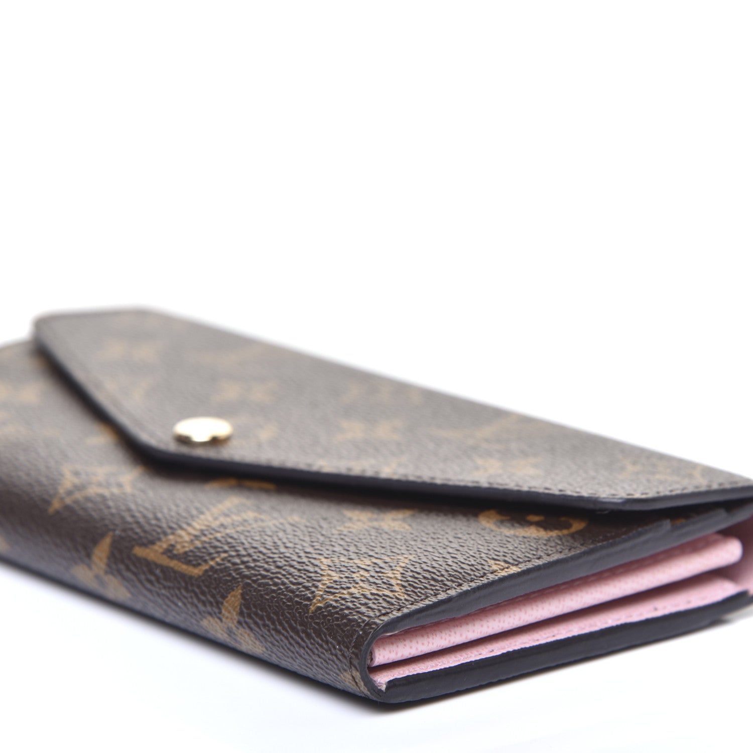 Louis Vuitton Monogram Sarah Wallet NM Rose Ballerine 7 of 8
