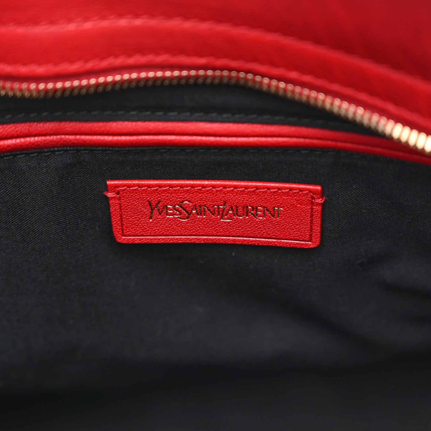 Saint Laurent Sheepskin Medium Cabas ChYc Red 6 of 10