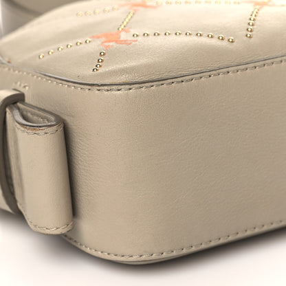 Chloe Smooth Calfskin Little Horses Embroidered Shoulder Bag Pastel Grey 7 of 11