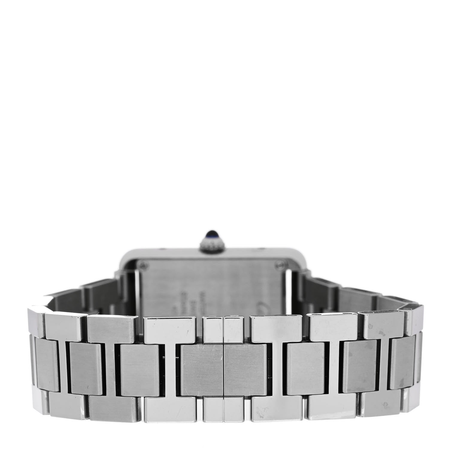 Cartier Stainless Steel 24mm Tank Solo Quartz Watch 3 of 4
