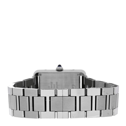 Cartier Stainless Steel 24mm Tank Solo Quartz Watch 3 of 4