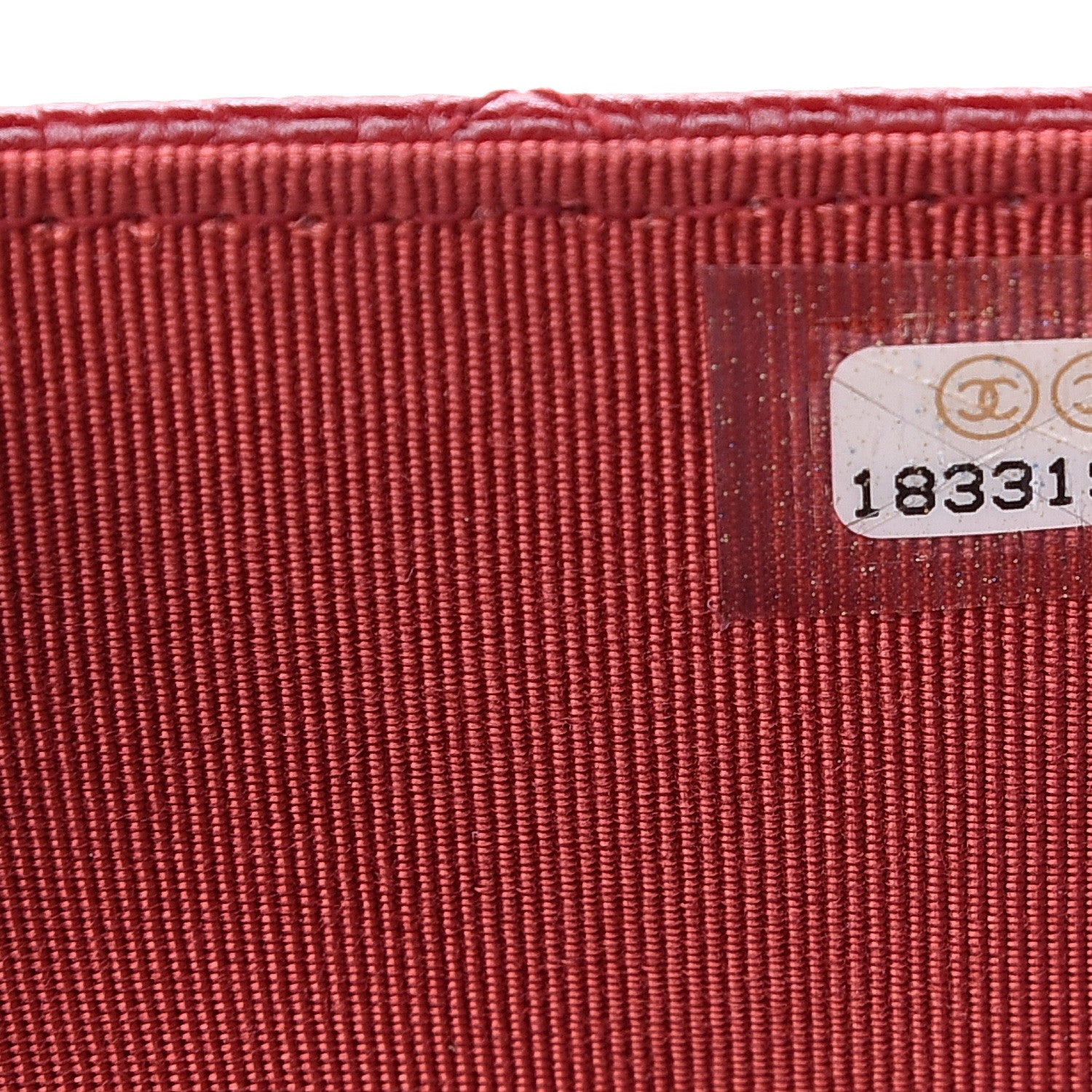 Chanel Caviar Quilted Wallet On Chain WOC Dark Red 7 of 9
