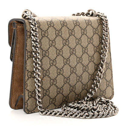 Gucci GG Supreme Monogram Mini Dionysus Shoulder Bag Taupe 3 of 11