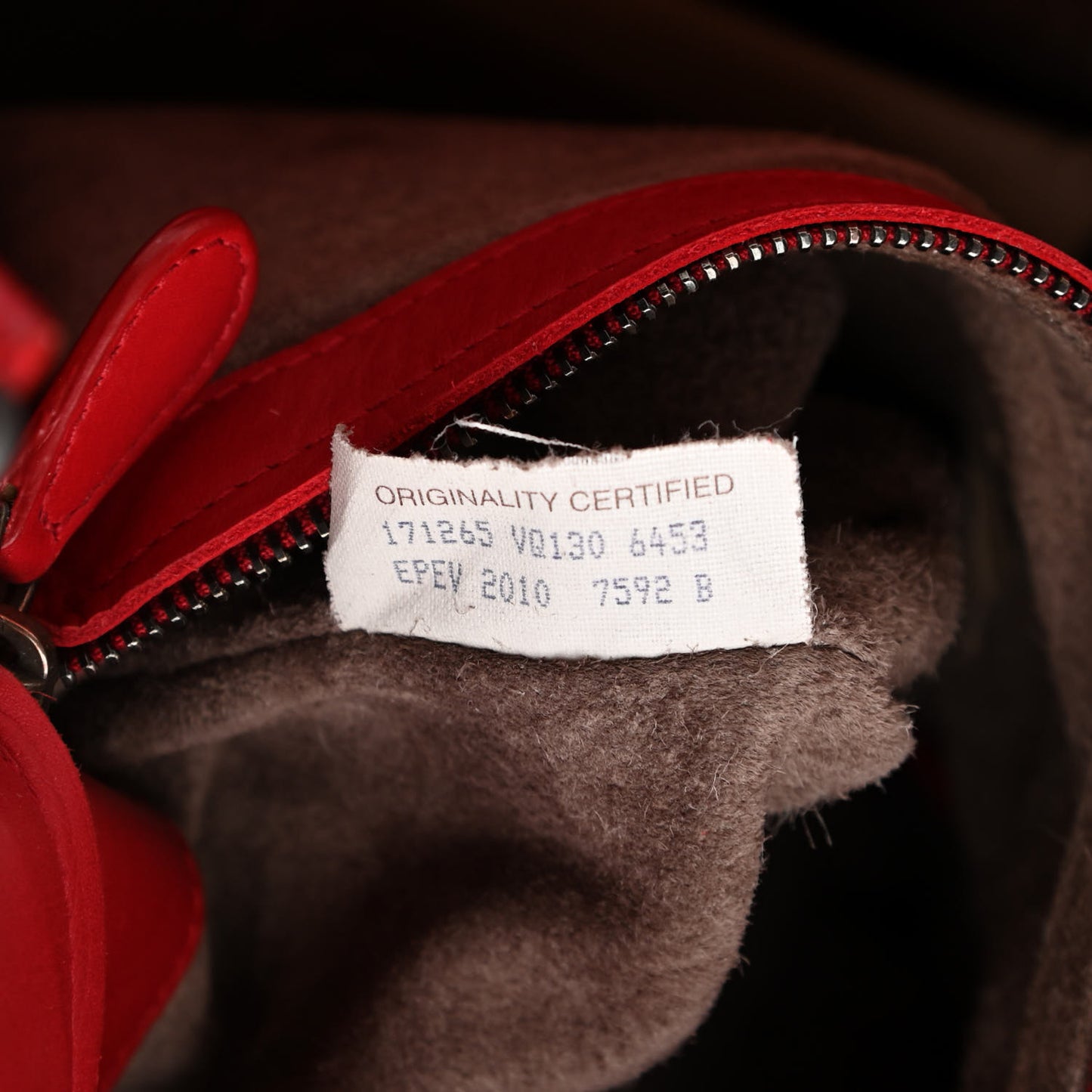 Nappa Intrecciato Medium Roma Tote Red