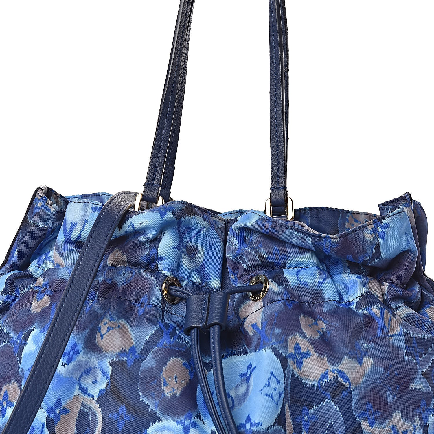 Louis Vuitton Nylon Monogram Ikat Noefull MM Grand Blue 11 of 11