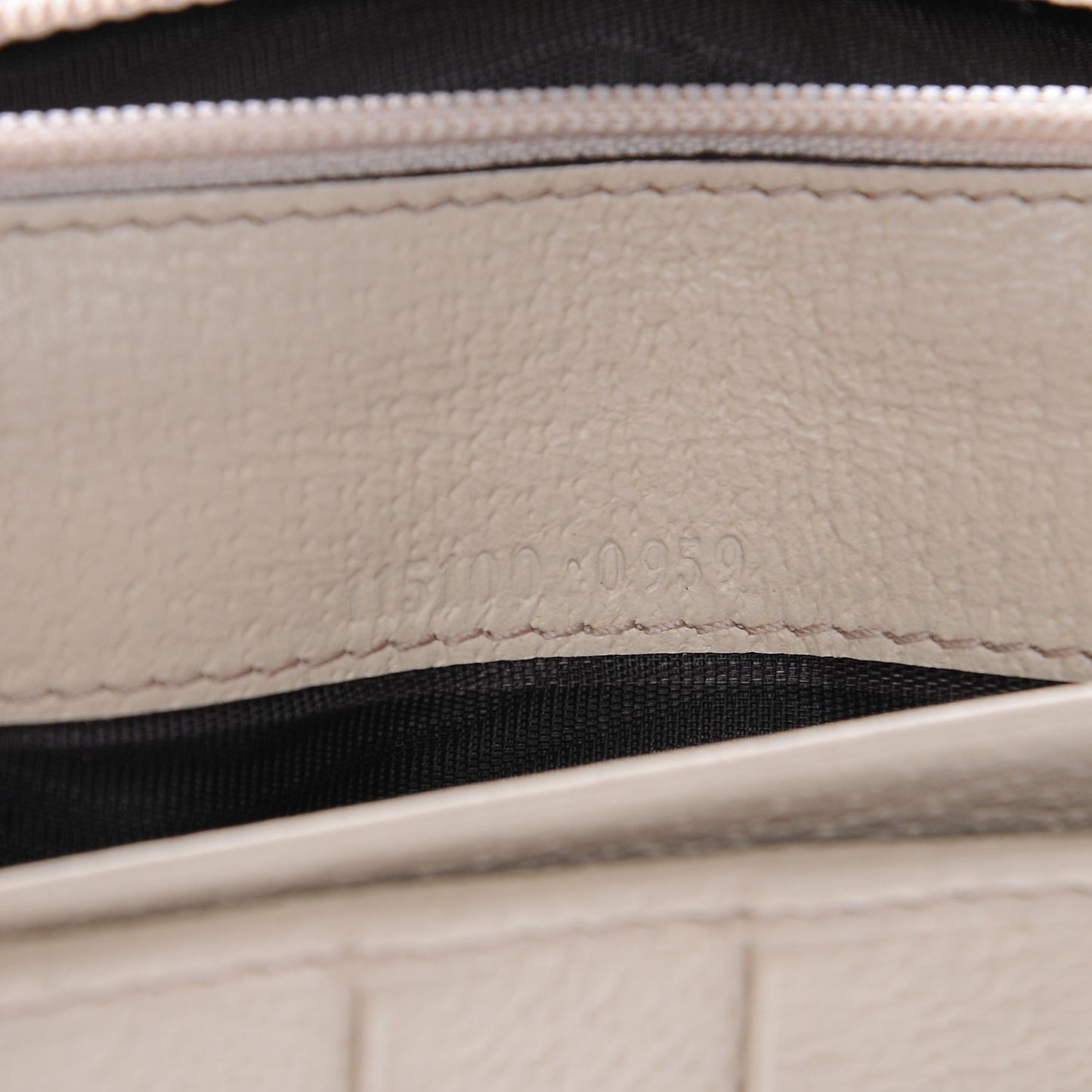 Monogram Metal Bar Continental Flap Wallet Off White
