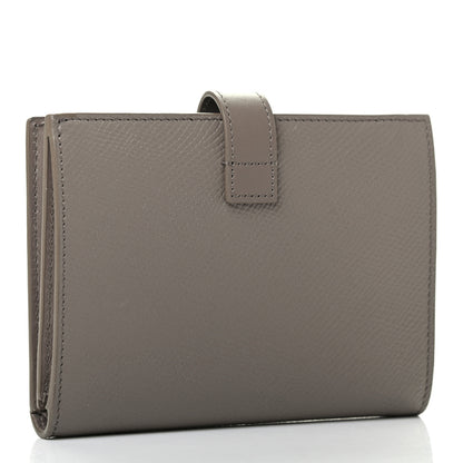 Celine Grained Calfskin Medium Multifunction Strap Wallet Grey 3 of 8