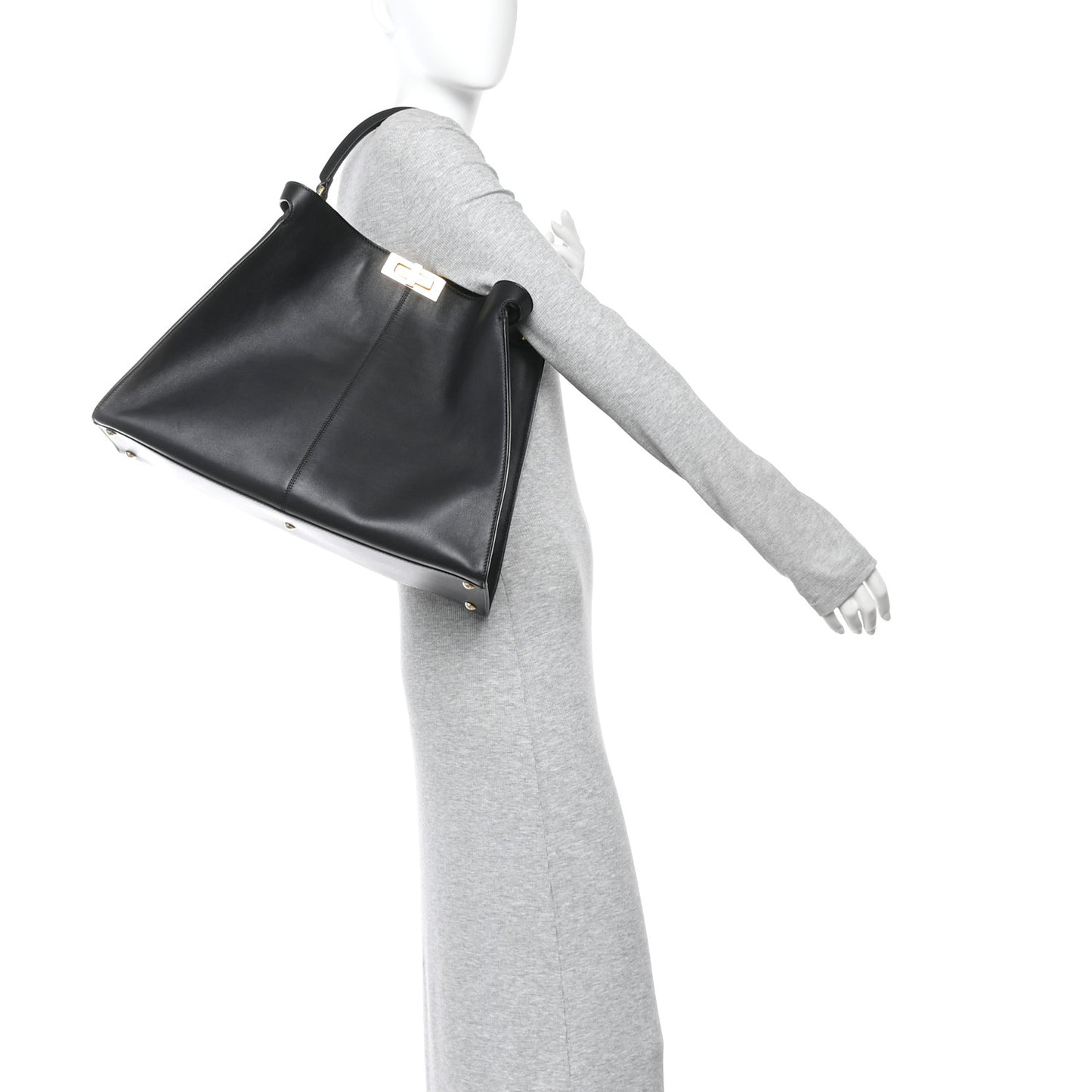 Vitello Seta Century Large Peekaboo X-Lite Black Fragola