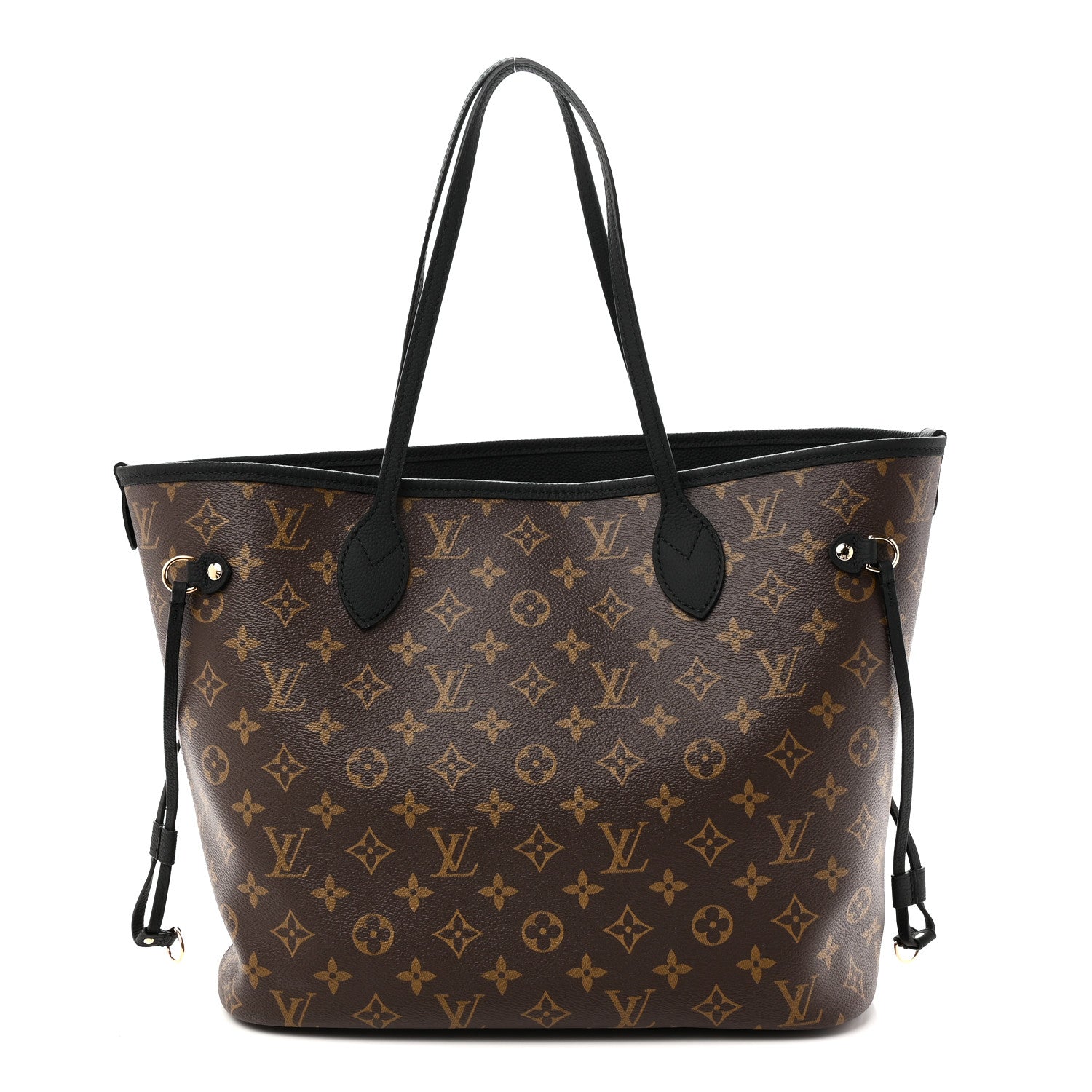 Louis Vuitton Monogram Calfskin Neo Neverfull Inside Out MM Black 1 of 16