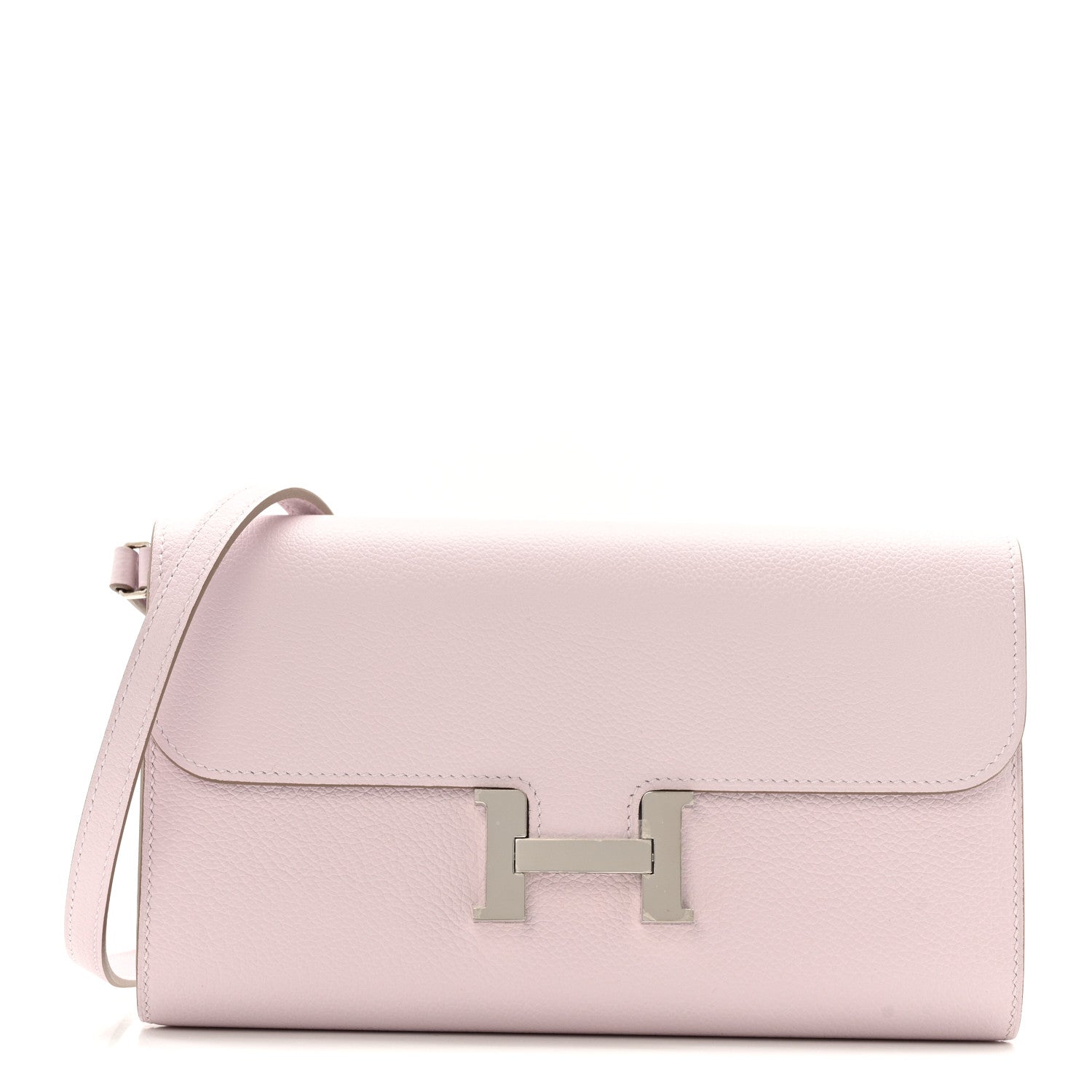 Hermes Evercolor Constance Wallet To Go Mauve Pale 2 of 23