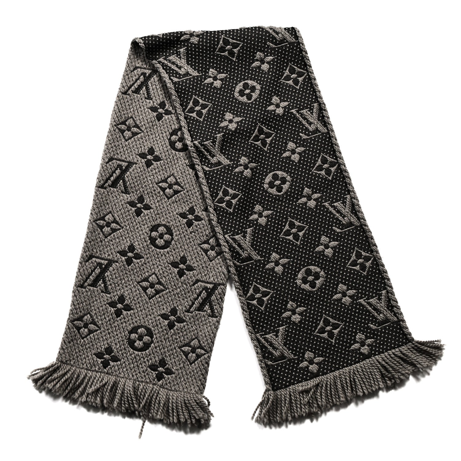 Louis Vuitton Wool Silk Logomania Scarf Verone 2 of 3