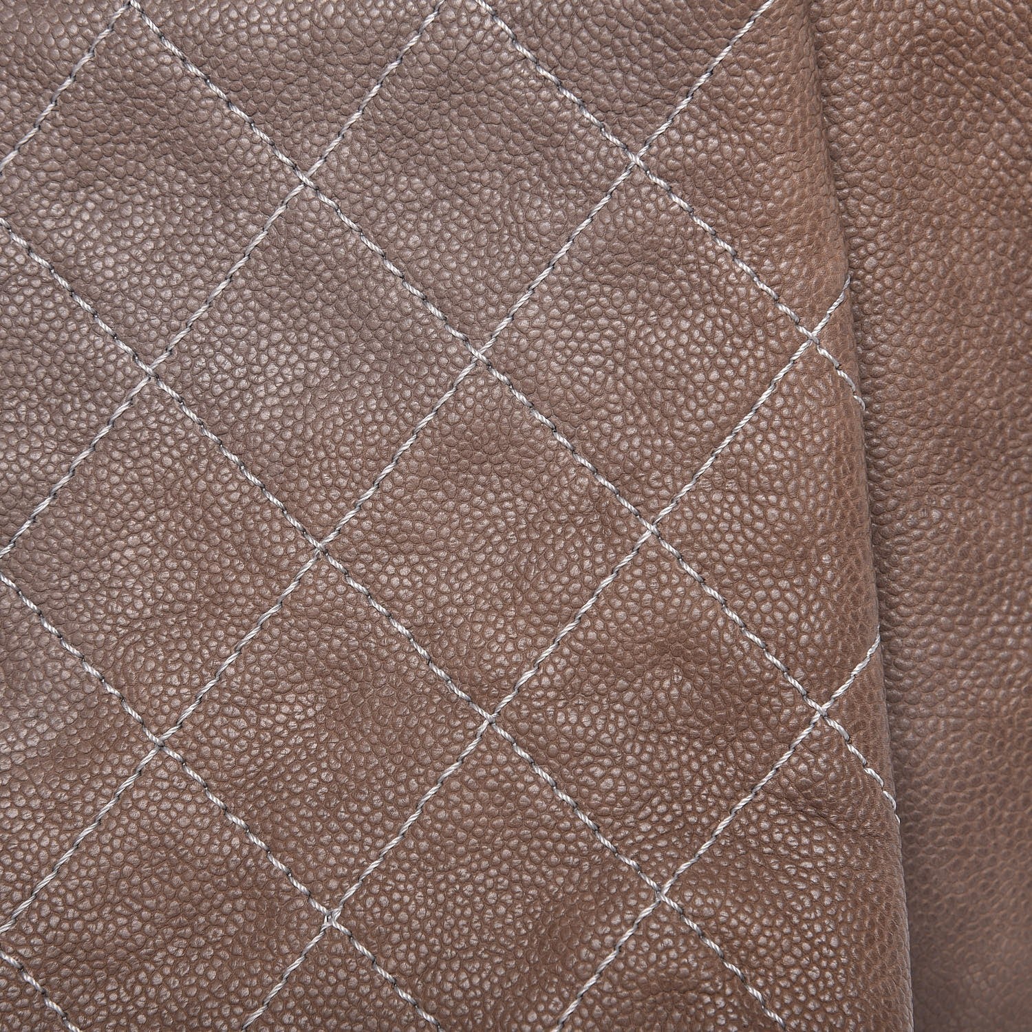 Chanel Washed Caviar Mademoiselle Accordion Flap Brown 9 of 13