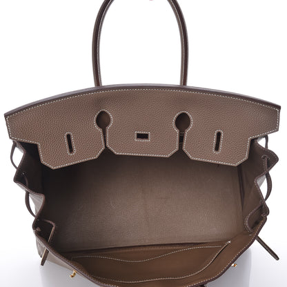 Hermes Togo Birkin 35 Etoupe 15 of 32