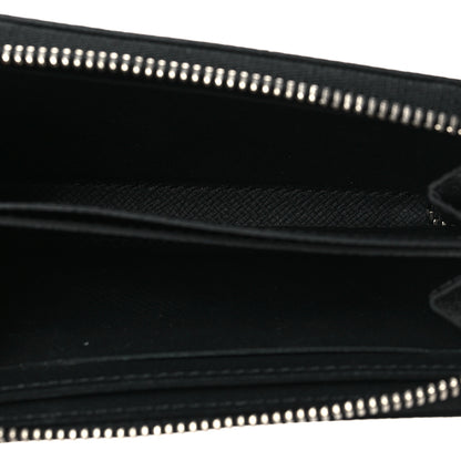 Louis Vuitton Taiga Zippy Coin Purse Vertical Black 5 of 7