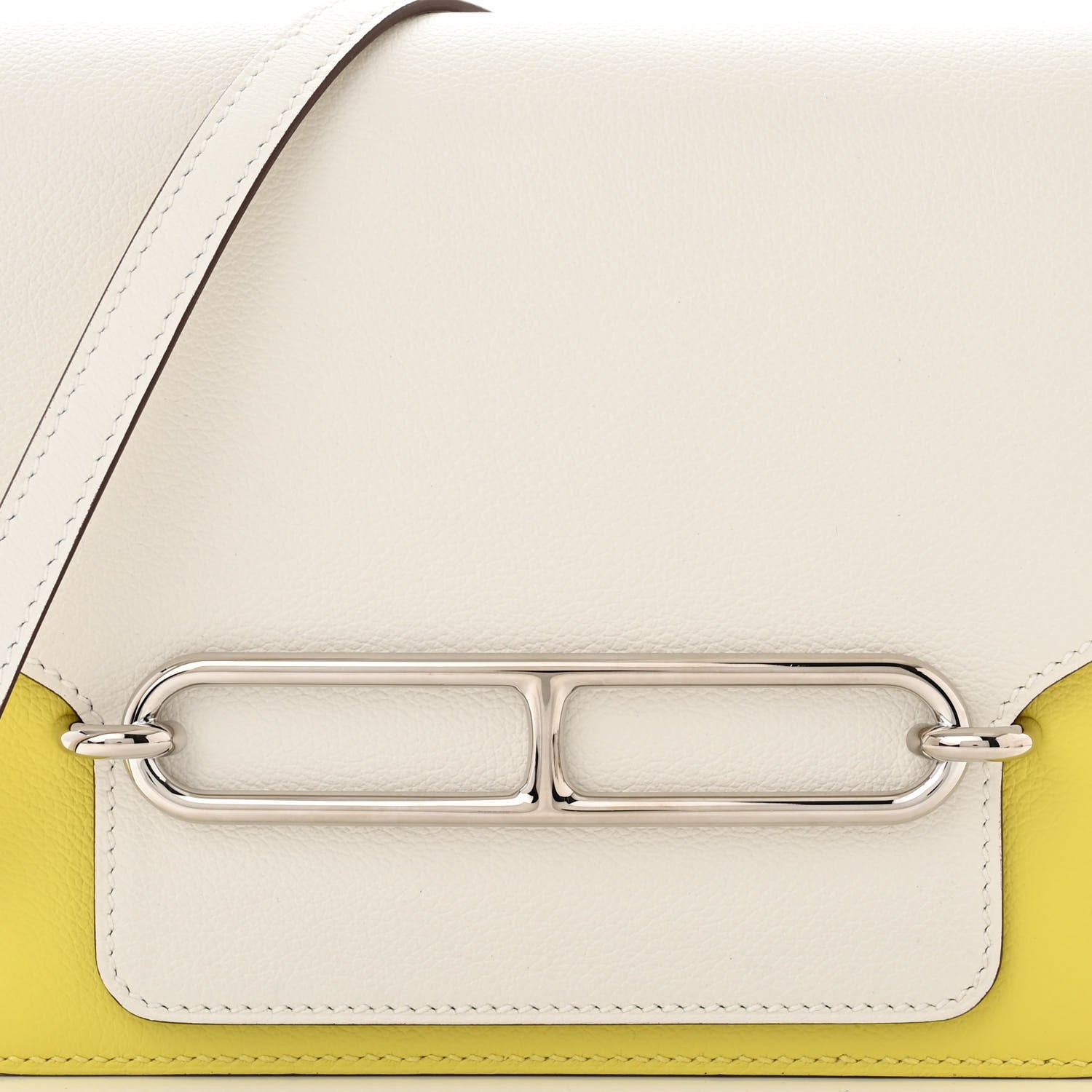 Hermes Evercolor Mini Sac Roulis Lime White 8 of 10