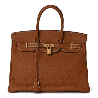 Hermes Togo Birkin 35 Gold 1 of 14