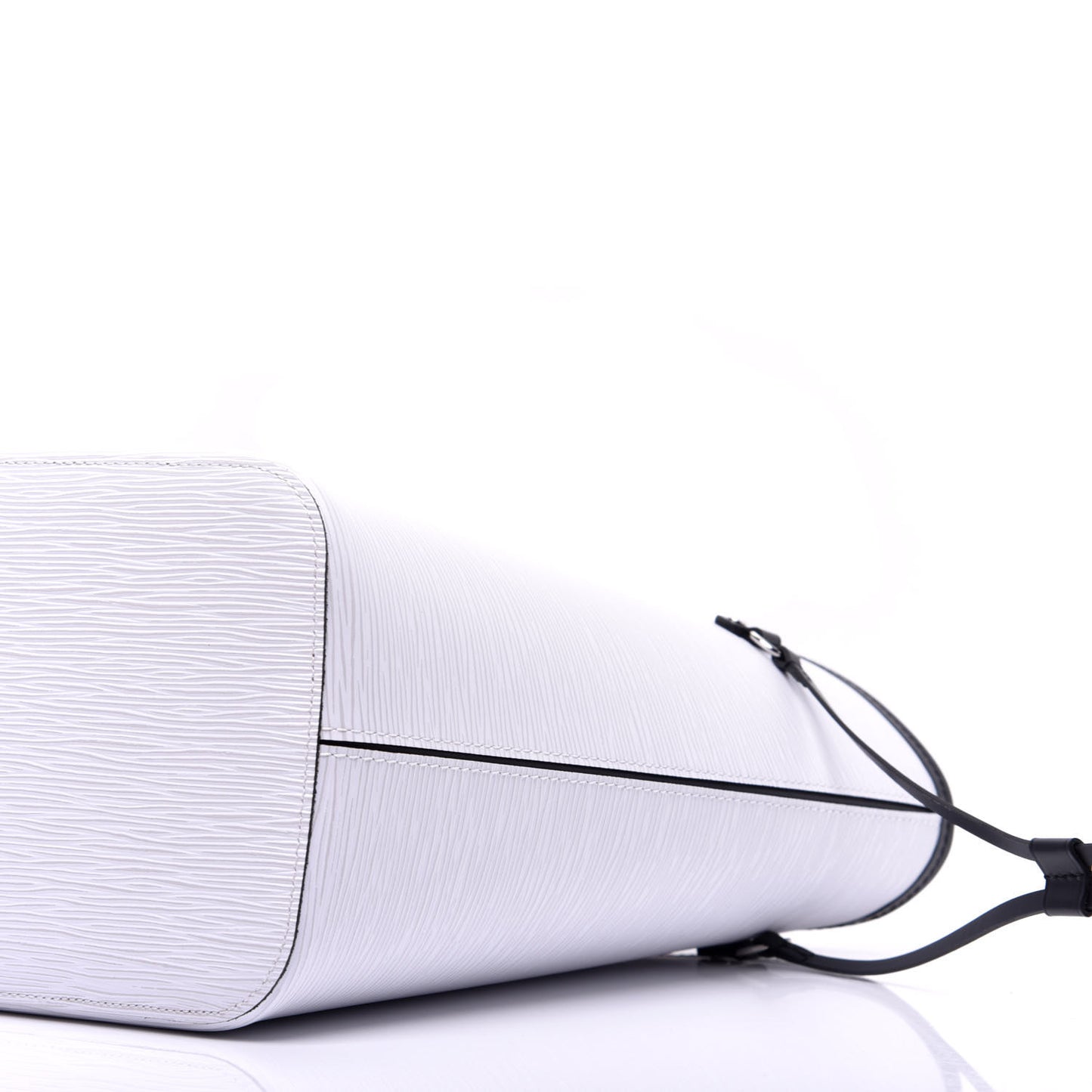 Epi Neverfull MM White Scarlet Black