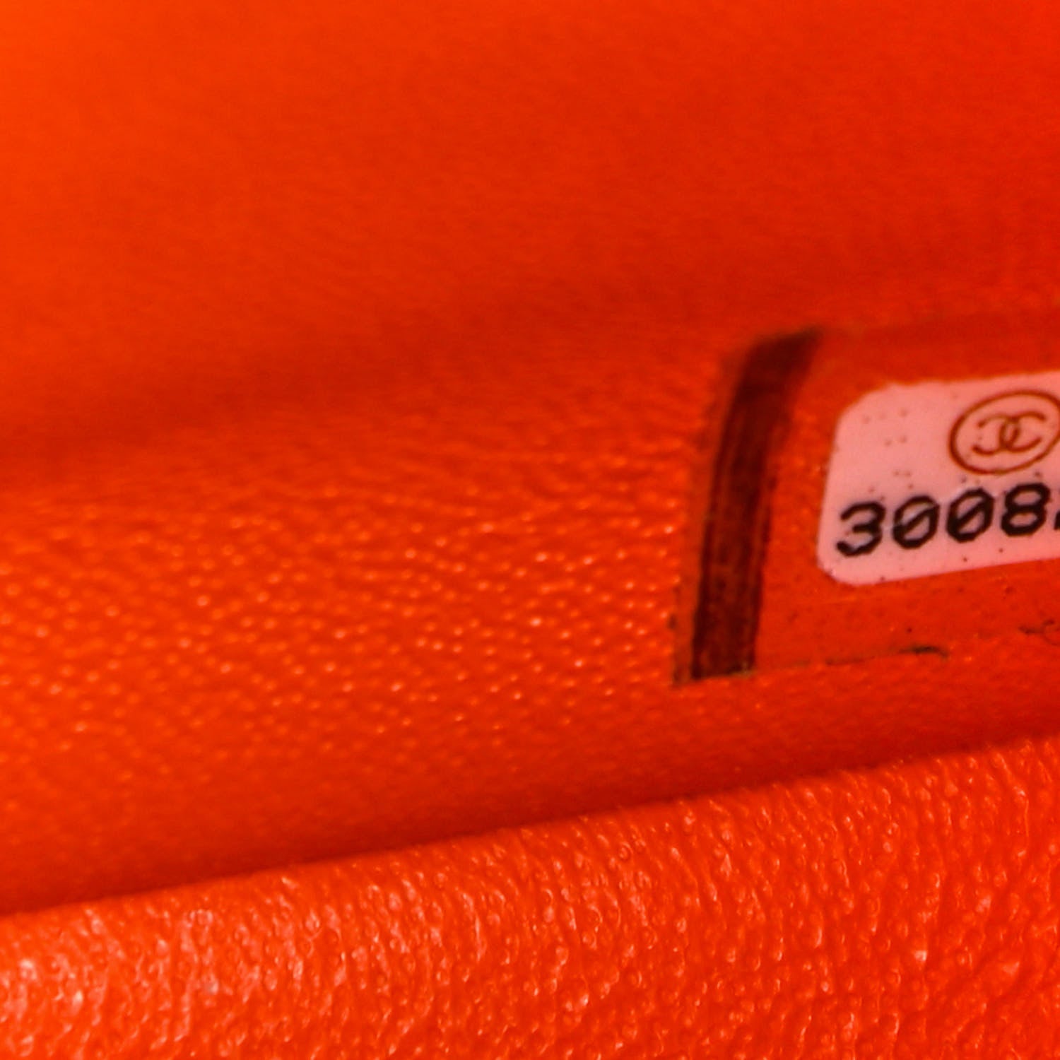 Chanel Lambskin Quilted Mini Square Flap Orange 7 of 10