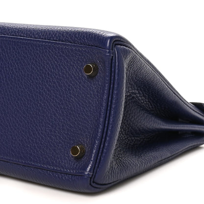 Hermes Togo Kelly Retourne 28 Bleu Encre 10 of 10
