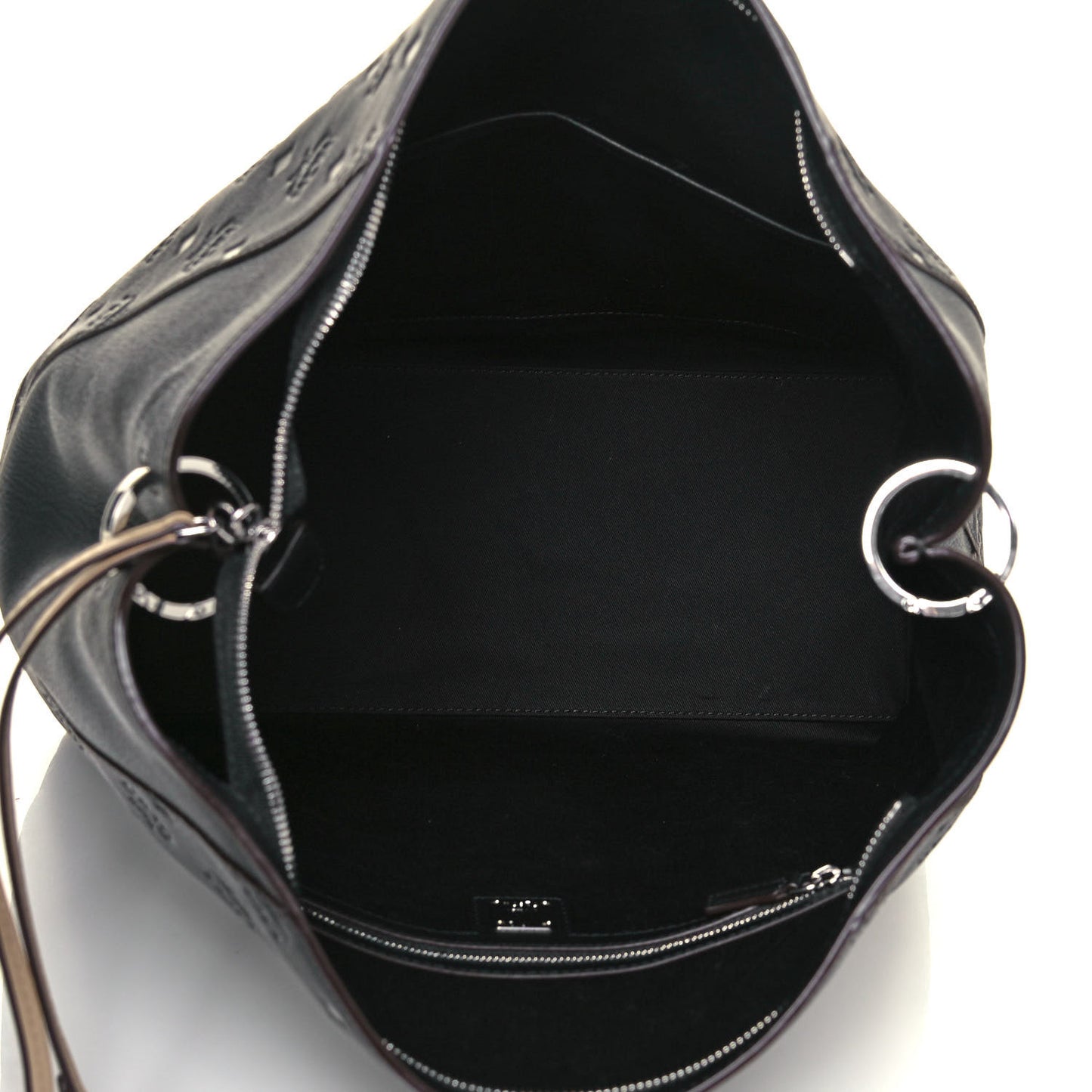Calfskin Ottomar Monogram Medium Klara Hobo Black