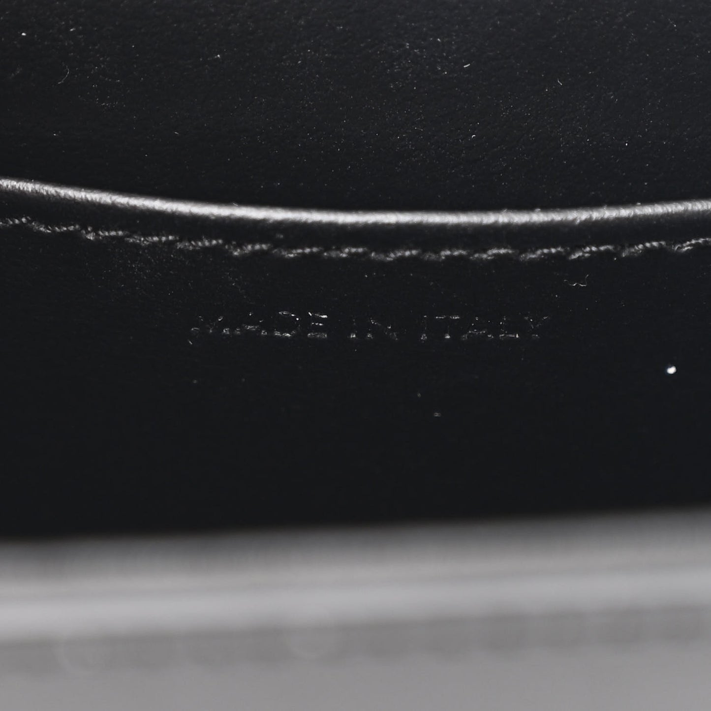 Shiny Calfskin Mini Triomphe Black