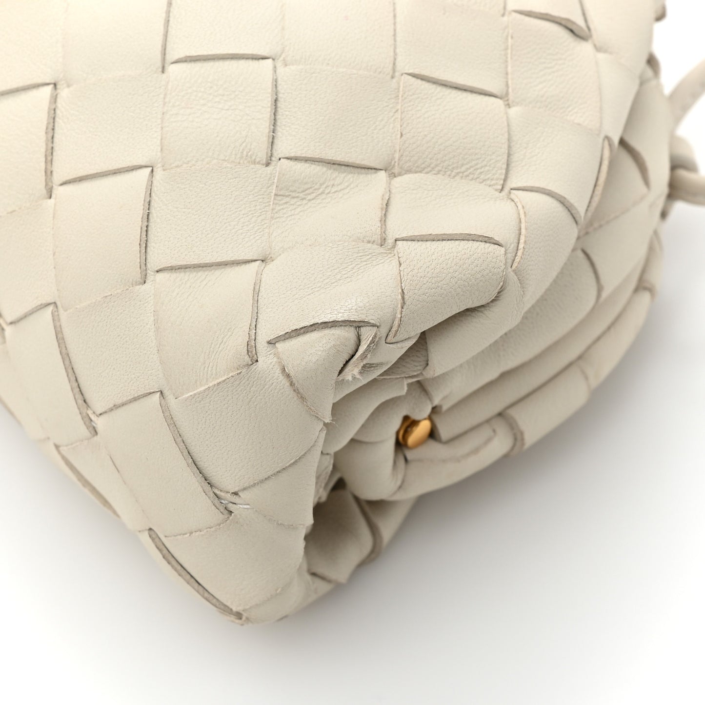 Nappa Intrecciato The Mini Pouch Chalk