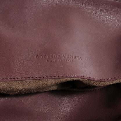 Bottega Veneta Lambskin Woven Small Loop Hobo Grape 6 of 8