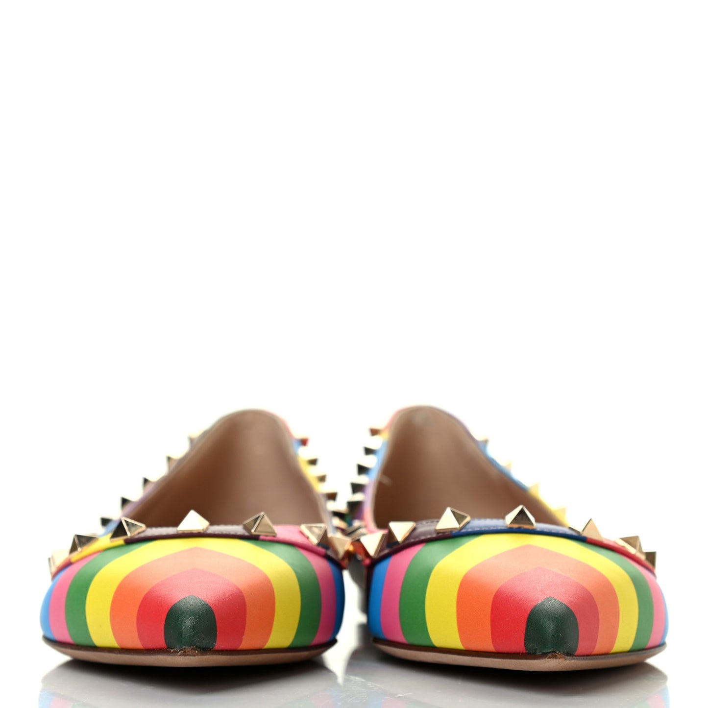 Nappa 1973 Rockstud Ballerina Flats 39 Multicolor
