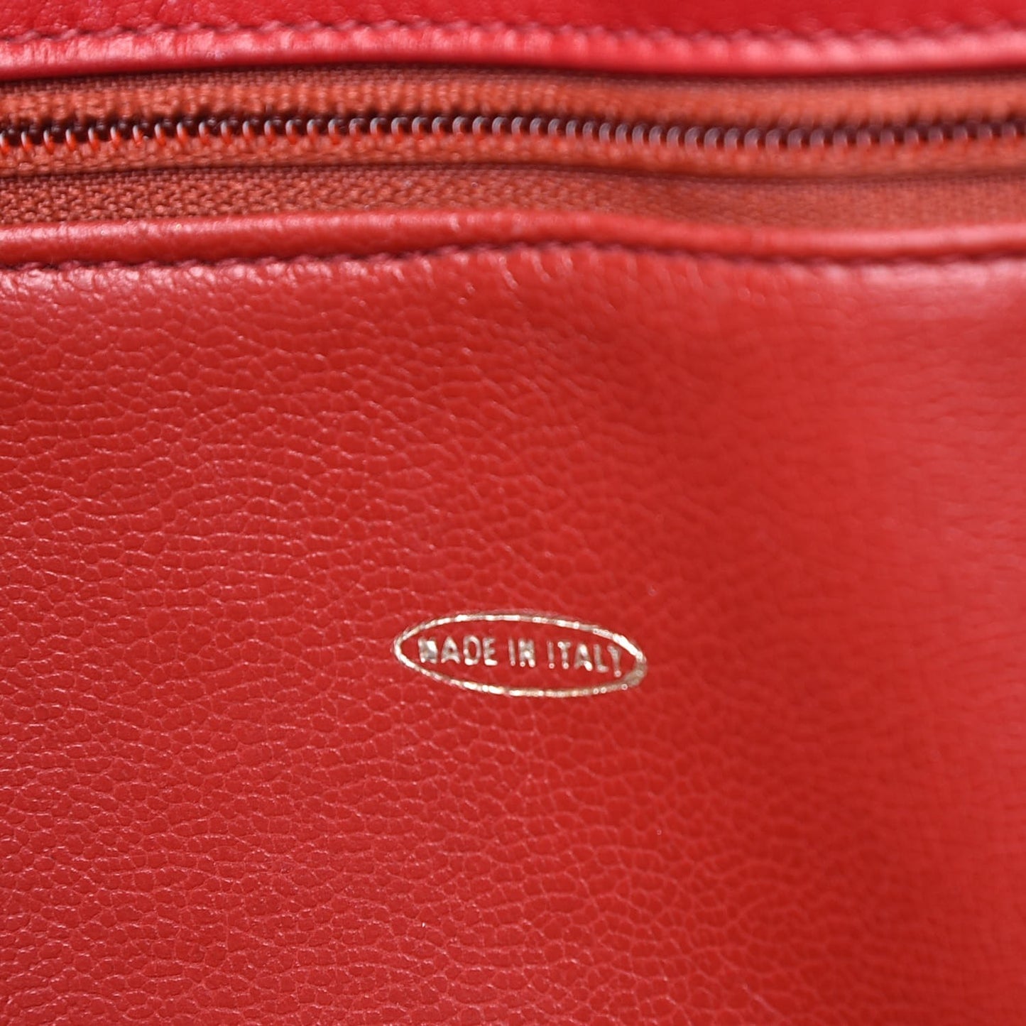 Lambskin Quilted Tote Red