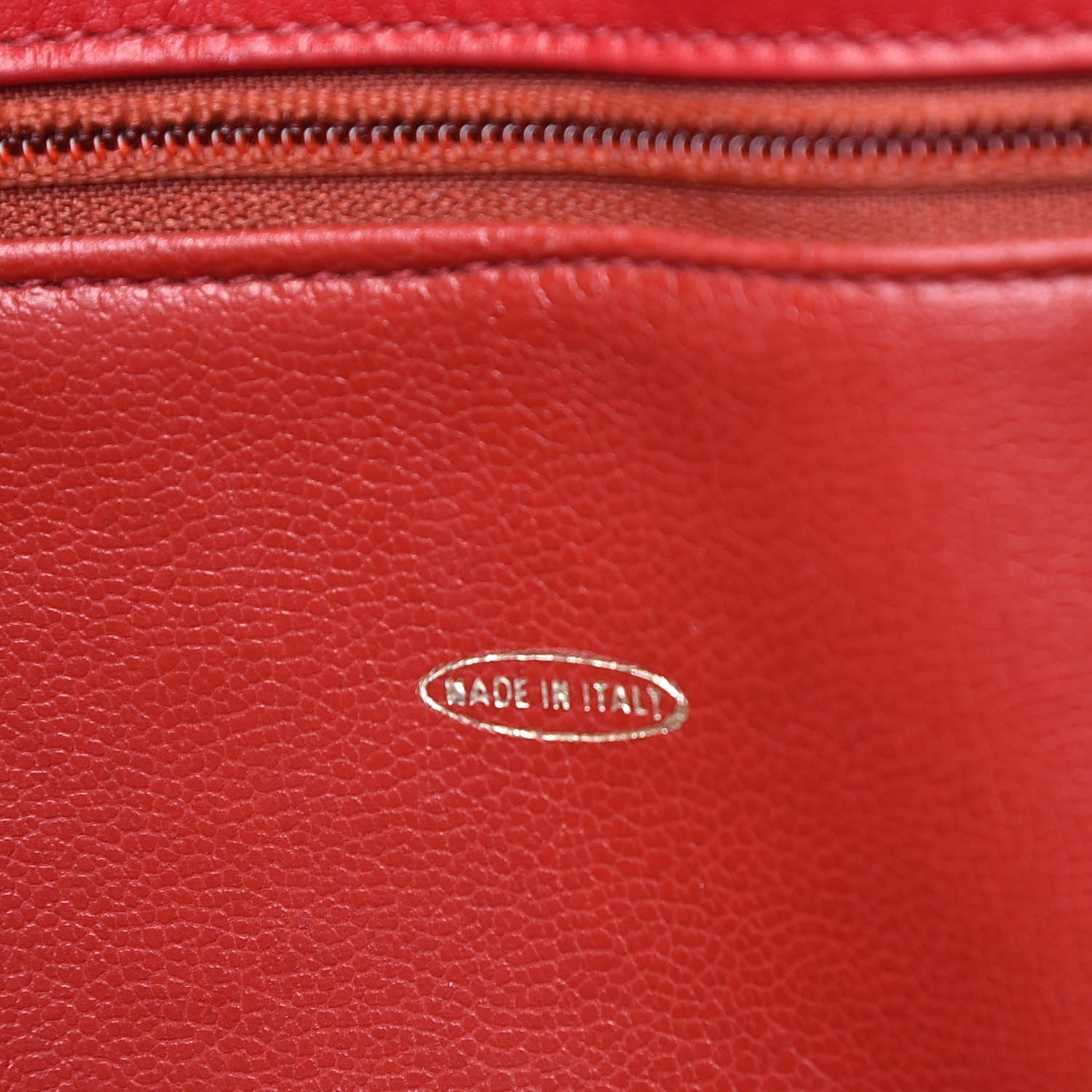 Chanel Lambskin Quilted Tote Red 9 of 16