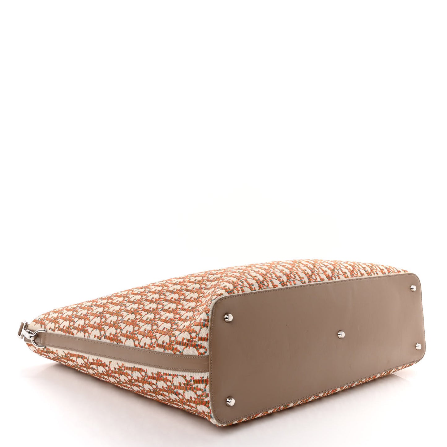 Oblique Embroidered Miami Tote Multicolor