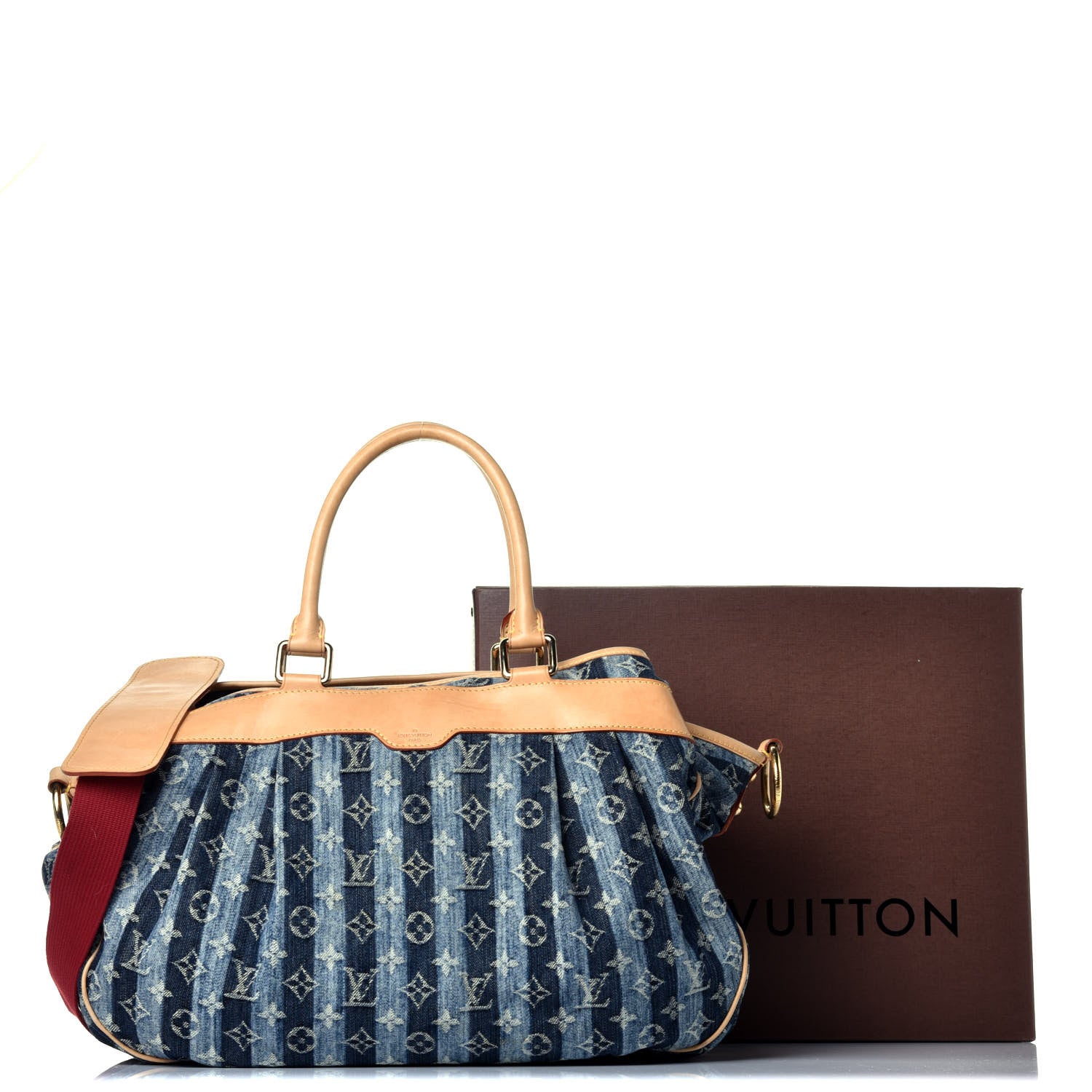 Louis Vuitton Denim Raye Cabas GM 10 of 11