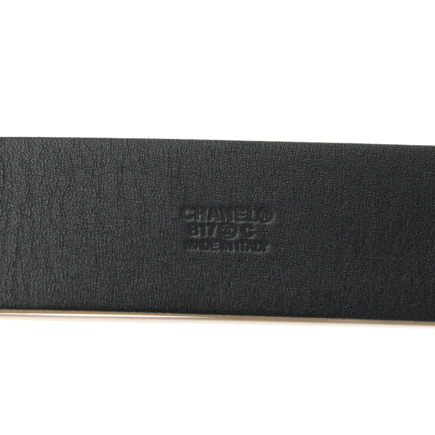 Patent Calfskin Belt 85 34 Gold
