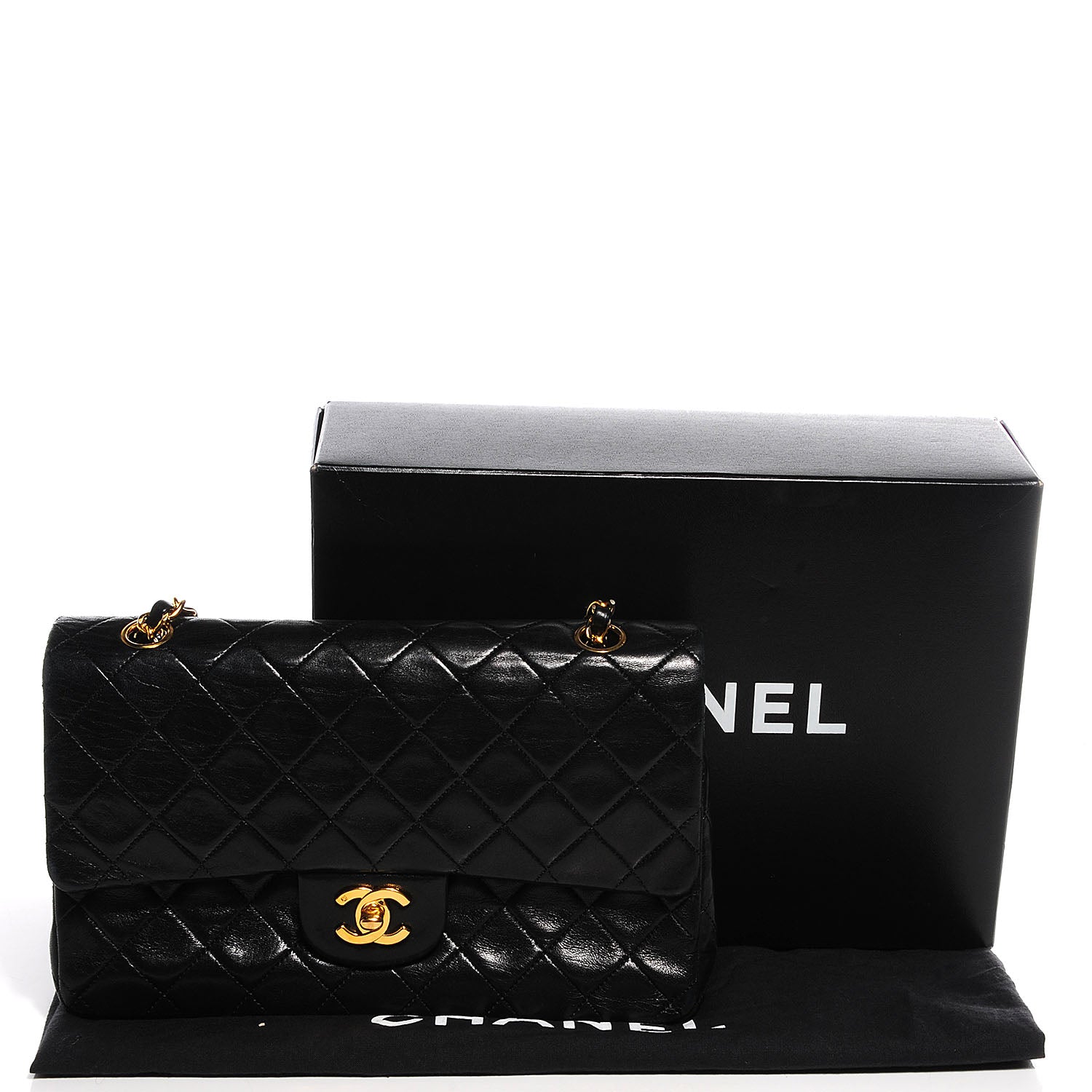 Chanel Lambskin Medium Double Flap Black 5 of 11