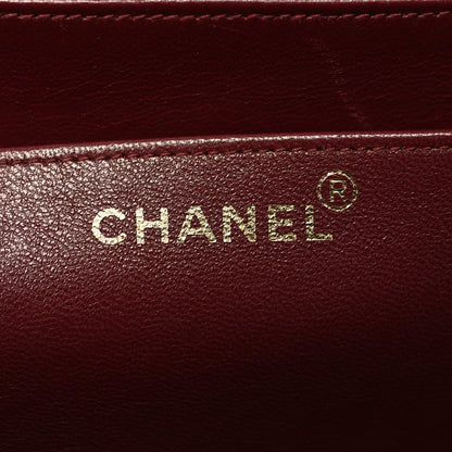 Chanel Lambskin Quilted XL Jumbo Single Flap Black 6 of 12