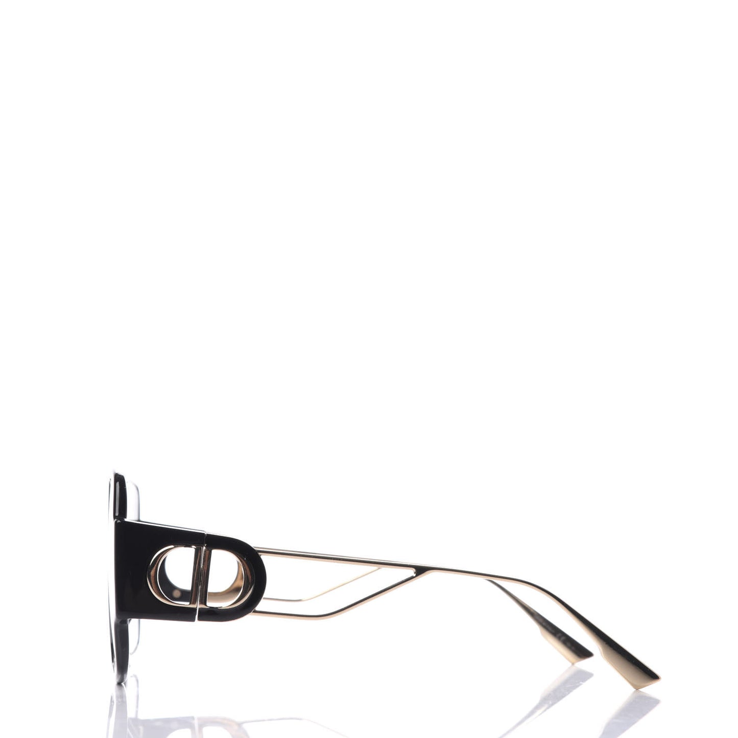 Square 30 Montaigne Sunglasses Black