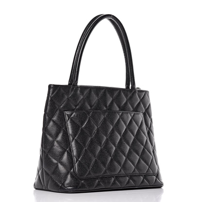 Chanel Caviar Quilted Medallion Tote Black 3 of 16