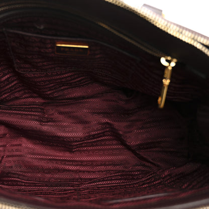 Prada Saffiano Lux Medium Double Zip Tote Bordeaux 5 of 18