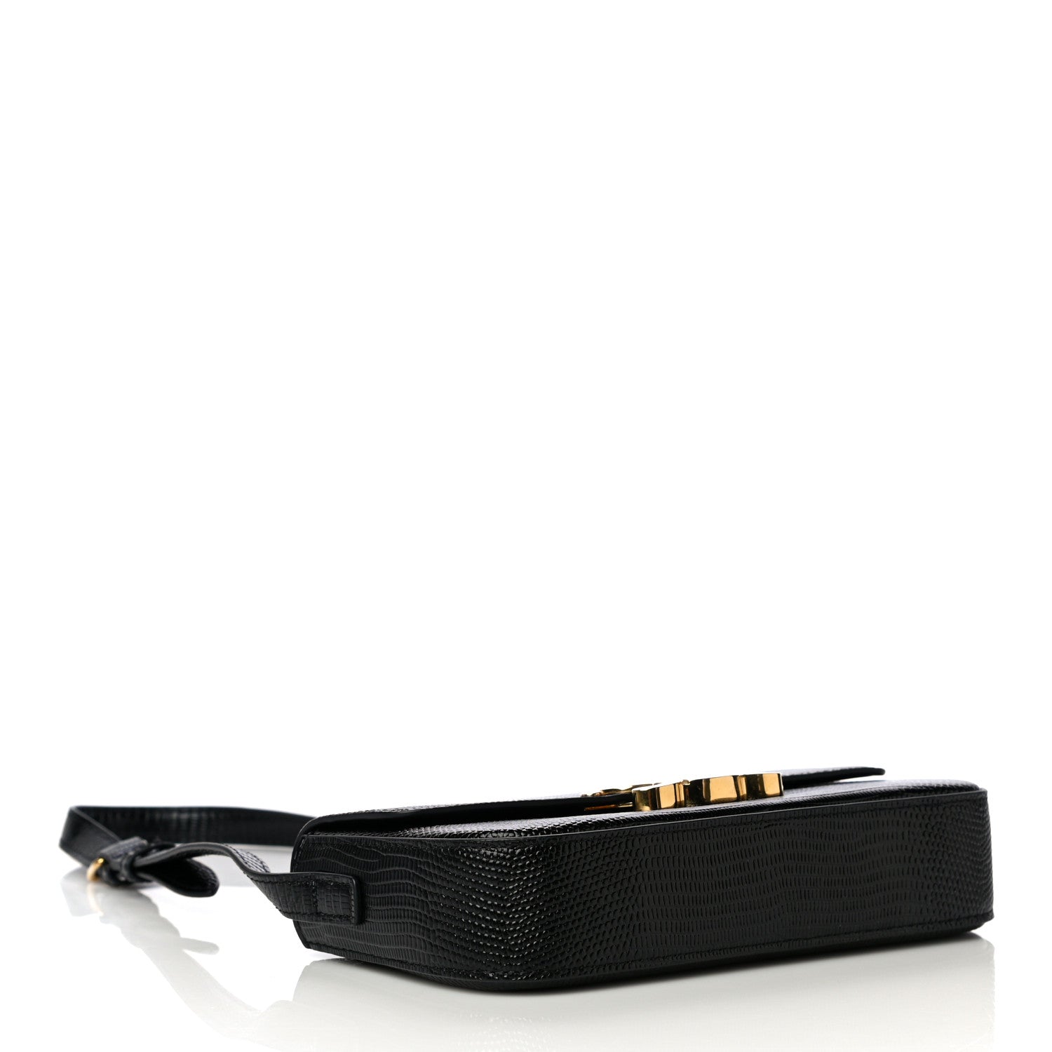Celine Lizard Mini Triomphe Black 4 of 12