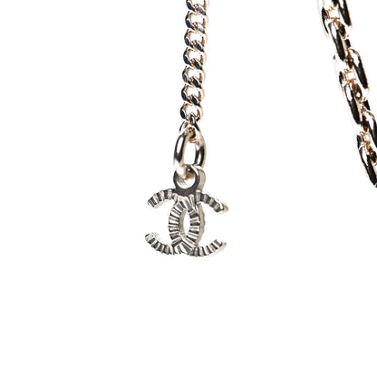Chanel Crystal CC Multi Strand Chain Necklace Gold 4 of 5