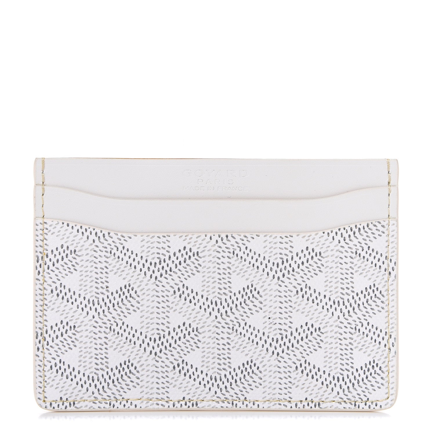 Goyard Goyardine Saint Sulpice Card Holder White 1 of 6